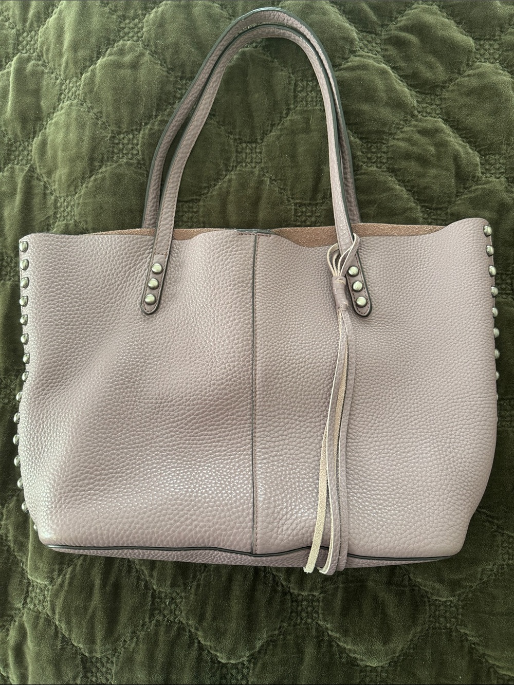 Rebecca Minkoff Mauve Leather Tote Bag